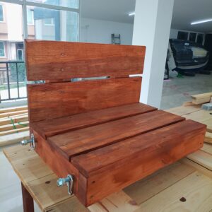 Ahşap Salıncak Balkon Bahçe Salıncağı