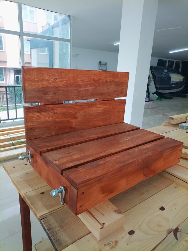 Ahşap Salıncak Balkon Bahçe Salıncağı